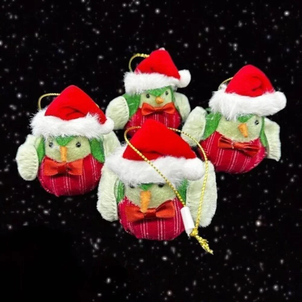 Wondershop 2022‎ Christmas Bird Ornaments from Target Wondershop 4 Set 3”T